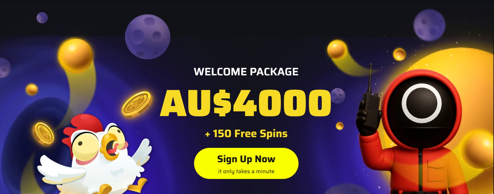 BDMBet Casino homepage overview with welcome bonus banner